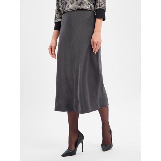Someday Damska satynowa spódnica - Odini Delight Kobiety antracytowy jednolity Someday 38 vangraaf