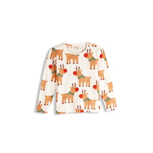 GATE Bawełniana koszulka z nadrukiem 3Y ze sklepu gateshop w kategorii Bluzki dziewczęce - zdjęcie 187680278