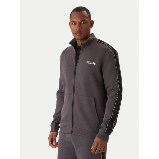Guess Bluza Z2YQ10 KB3P2 Szary Regular Fit ze sklepu MODIVO w kategorii Bluzy męskie - zdjęcie 187681057
