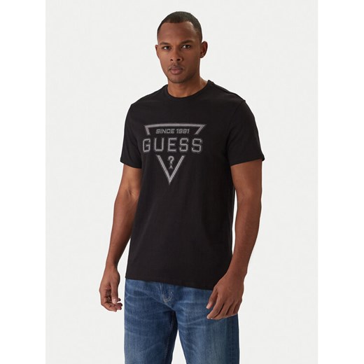 Guess T-Shirt M6RI09 I3Z14 Czarny Regular Fit ze sklepu MODIVO w kategorii T-shirty męskie - zdjęcie 187681066