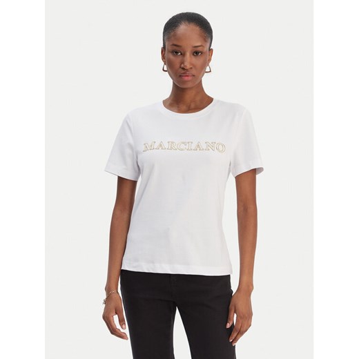 Marciano Guess T-Shirt 6RGI04 6008A Biały Regular Fit ze sklepu MODIVO w kategorii T-shirty męskie - zdjęcie 187681089