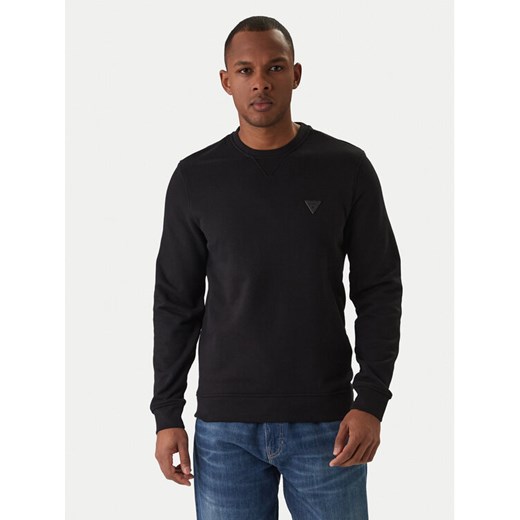 Guess Bluza M6RQ08 KCN01 Czarny Regular Fit ze sklepu MODIVO w kategorii Bluzy męskie - zdjęcie 187681095