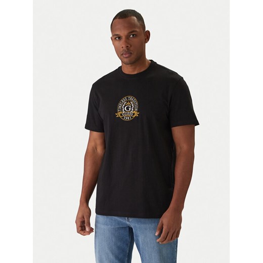 Guess T-Shirt M6RI16 I3Z14 Czarny Regular Fit ze sklepu MODIVO w kategorii T-shirty męskie - zdjęcie 187681099