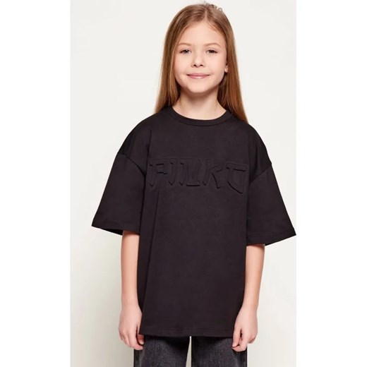 Pinko UP T-shirt | Loose fit ze sklepu Gomez Fashion Store w kategorii Bluzki dziewczęce - zdjęcie 187681808