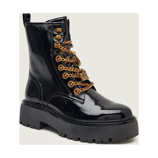 Kurt Geiger Skórzane botki na platformie MATILDA ze sklepu Gomez Fashion Store w kategorii Workery damskie - zdjęcie 187681827