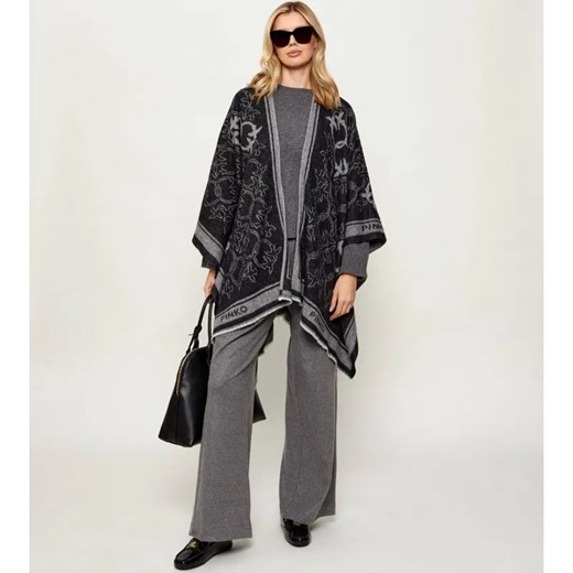 Pinko Wełniane ponczo CROAZIA | Oversize fit ze sklepu Gomez Fashion Store w kategorii Poncza - zdjęcie 187682019