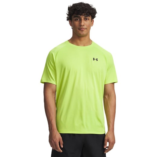 Under Armour Koszulka funkcyjna w kolorze zielonym ze sklepu Limango Polska w kategorii T-shirty męskie - zdjęcie 187683345