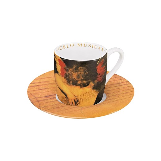 Könitz Filiżanka &quot;Angelo Musicante&quot; w kolorze jasnobrązowo-czarnym - 85 ml ze sklepu Limango Polska w kategorii Dzbanki i zaparzacze - zdjęcie 187683448