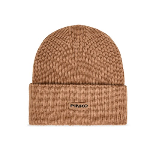 PINKO Czapka Bosnia 105993 A2Z4 Brązowy ze sklepu MODIVO w kategorii Czapki zimowe damskie - zdjęcie 187683966
