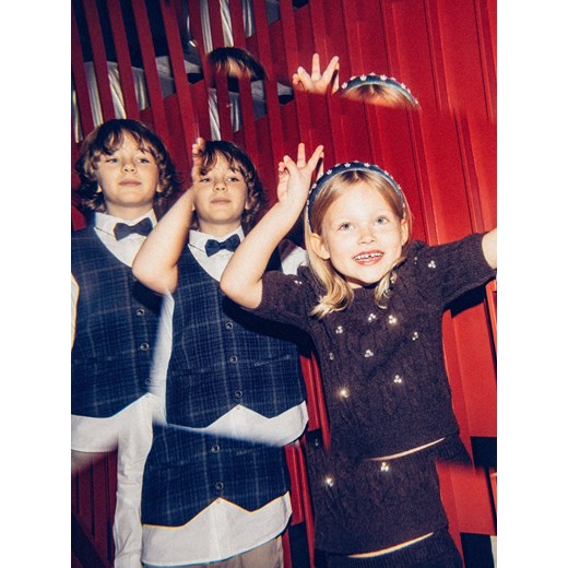 Reserved - Sweter z domieszką wełny - brązowy ze sklepu Reserved w kategorii Swetry dziewczęce - zdjęcie 187684517