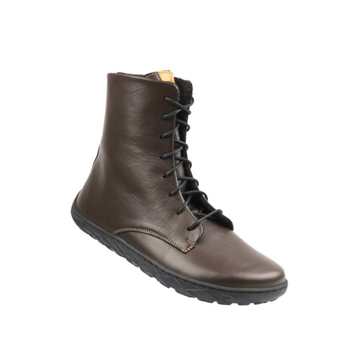 Skórzane botki damskie Nika Komfort 1442 brązowe. ze sklepu ulubioneobuwie w kategorii Botki - zdjęcie 187684687