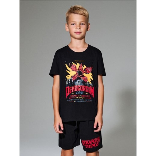 Sinsay - Piżama dwuczęściowa Stranger Things - czarny ze sklepu Sinsay w kategorii Piżamy dziecięce - zdjęcie 187685159