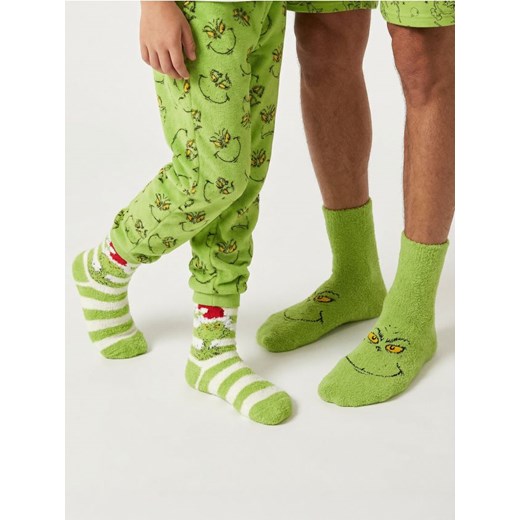 Sinsay - Skarpetki 2 pack Grinch - wielobarwny ze sklepu Sinsay w kategorii Skarpetki dziecięce - zdjęcie 187685205