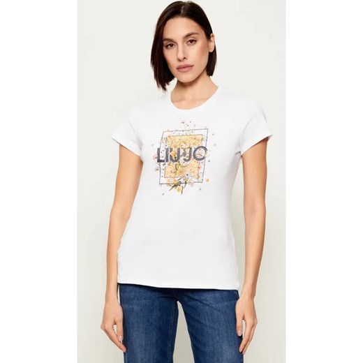 Liu Jo T-shirt | Regular Fit ze sklepu Gomez Fashion Store w kategorii Bluzki damskie - zdjęcie 187686017