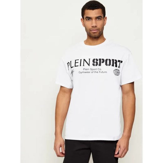 Plein Sport T-shirt Chest Logo | Loose fit ze sklepu Gomez Fashion Store w kategorii T-shirty męskie - zdjęcie 187686018