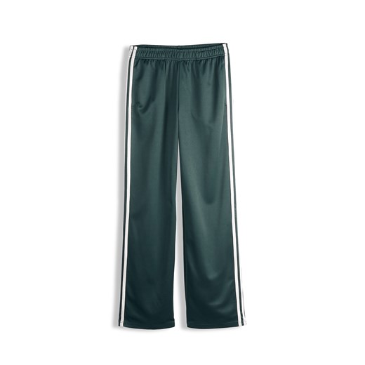 GATE Szerokie dresowe spodnie z bocznymi lampasami 32 ze sklepu gateshop w kategorii Spodnie damskie - zdjęcie 187686445