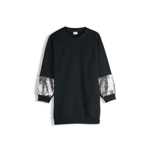 GATE Przedłużona bluza z cekinami 8Y ze sklepu gateshop w kategorii Bluzy dziewczęce - zdjęcie 187686456
