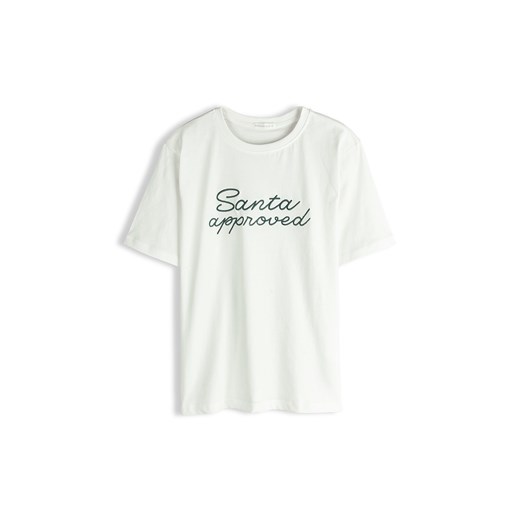 GATE Bawełniana koszulka z haftem 34 ze sklepu gateshop w kategorii Bluzki damskie - zdjęcie 187686505