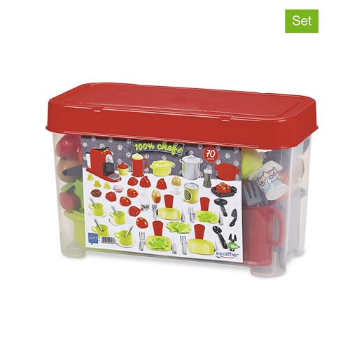 écoiffier 70-częściowy zestaw w różych kolorach - 18 m+ ze sklepu Limango Polska w kategorii Zabawki - zdjęcie 187686966