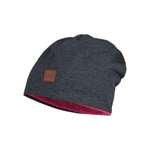 MaxiMo Dwustronna czapka beanie w kolorze antracytowo-różowym ze sklepu Limango Polska w kategorii Czapki dziecięce - zdjęcie 187688265