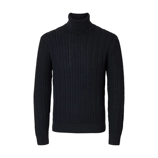 SELECTED HOMME Golf w kolorze granatowym ze sklepu Limango Polska w kategorii Swetry męskie - zdjęcie 187688367