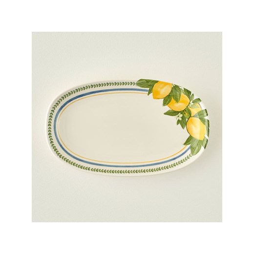BELLA MAISON Półmisek &quot;Lemoncello&quot; w kolorze biało-żółto-zielonym ze sklepu Limango Polska w kategorii Misy i tace dekoracyjne - zdjęcie 187688707