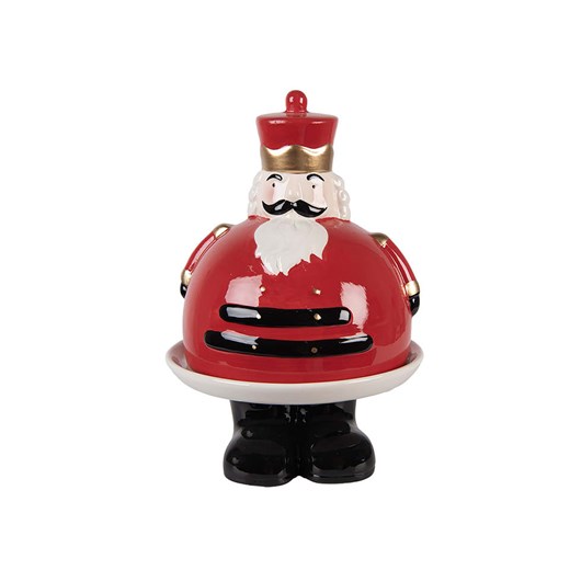 Clayre &amp; Eef Miska dekoracyjna w kolorze czerwonym - wys. 25 x Ø 17 cm ze sklepu Limango Polska w kategorii Dekoracje - zdjęcie 187688849