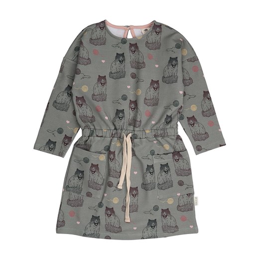 Walkiddy Sukienka dresowa w kolorze szarym ze sklepu Limango Polska w kategorii Sukienki dziewczęce - zdjęcie 187688889