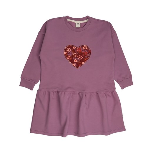 Walkiddy Sukienka dresowa w kolorze fioletowo-czerwonym ze sklepu Limango Polska w kategorii Sukienki dziewczęce - zdjęcie 187688915