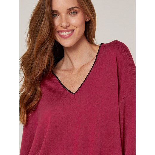 Rodier Sweter w kolorze bordowym Rodier XL okazja Limango Polska