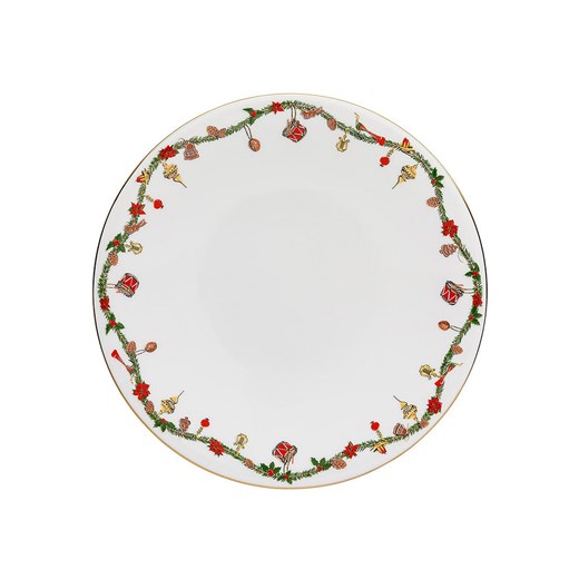 Hutschenreuther Talerz obiadowy &quot;Nora&quot; w kolorze biało-zielono-czerwonym - Ø 27 cm ze sklepu Limango Polska w kategorii Naczynia - zdjęcie 187689155