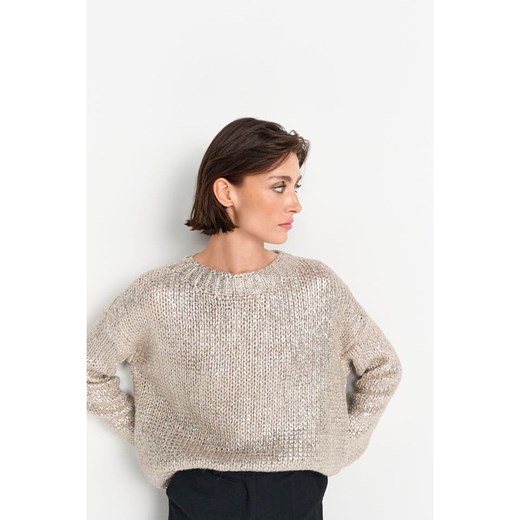 Rich&amp;Royal Sweter w kolorze beżowym Rich&royal M promocyjna cena Limango Polska