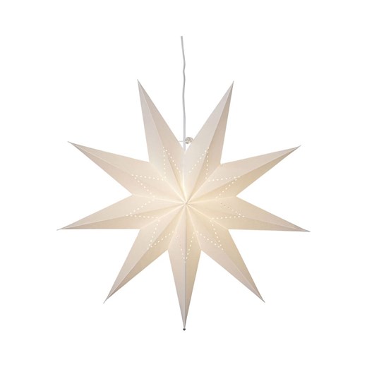 STAR Trading Lampa dekoracyjna &quot;Lysa&quot; w kolorze białym - Ø 60 cm ze sklepu Limango Polska w kategorii Oświetlenie - zdjęcie 187689269