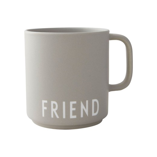 Design Letters Kubek &quot;Friend&quot; w kolorze szarym - 250 ml ze sklepu Limango Polska w kategorii Naczynia - zdjęcie 187689425
