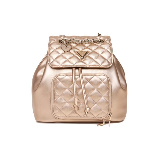 Plecak Guess J5YZ04 WGT10 Złoty ze sklepu eobuwie.pl w kategorii Plecaki - zdjęcie 187689489