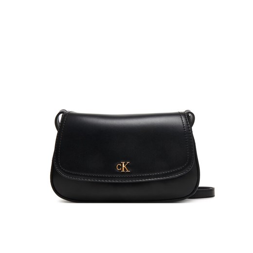 Torebka Calvin Klein Ck Flap Camera Bag LV04F3421G Czarny ze sklepu eobuwie.pl w kategorii Listonoszki - zdjęcie 187689508