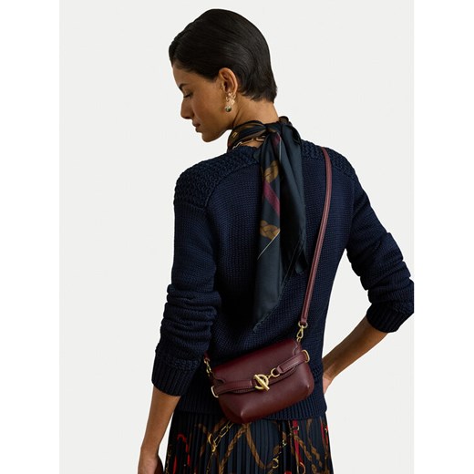 Torebka LAUREN RALPH LAUREN 431P04297004 Bordowy ze sklepu eobuwie.pl w kategorii Listonoszki - zdjęcie 187689517