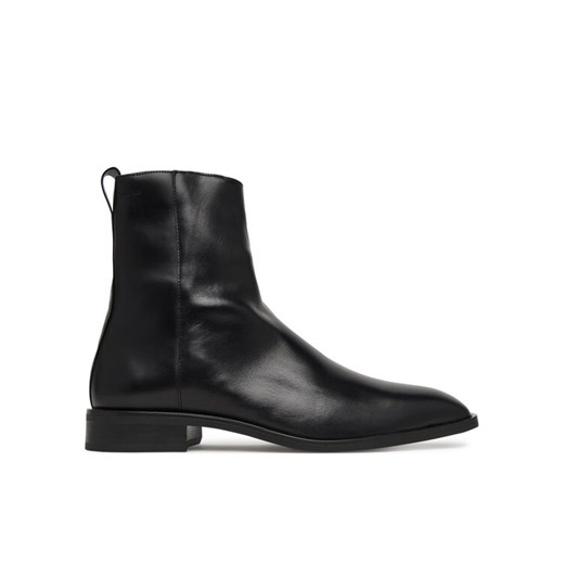 Kozaki Calvin Klein Slim Clean Zip Boot Lth HM0HM02007 Czarny ze sklepu eobuwie.pl w kategorii Buty zimowe męskie - zdjęcie 187689527