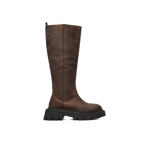 Kozaki G-Star Raw CEO-WI34-JOSIA-01 Brązowy ze sklepu eobuwie.pl w kategorii Kozaki damskie - zdjęcie 187689528