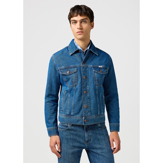 MESKA KURTKA JEANSOWA WRANGLER CLASSIC JACKET STONEWASH 112362737 ze sklepu YouNeedit.pl w kategorii Kurtki męskie - zdjęcie 187690575