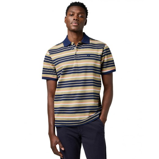 MESKA KOSZULKA POLO WRANGLER STRIPE POLO SHIRT ALOE 112371510 ze sklepu YouNeedit.pl w kategorii T-shirty męskie - zdjęcie 187690645