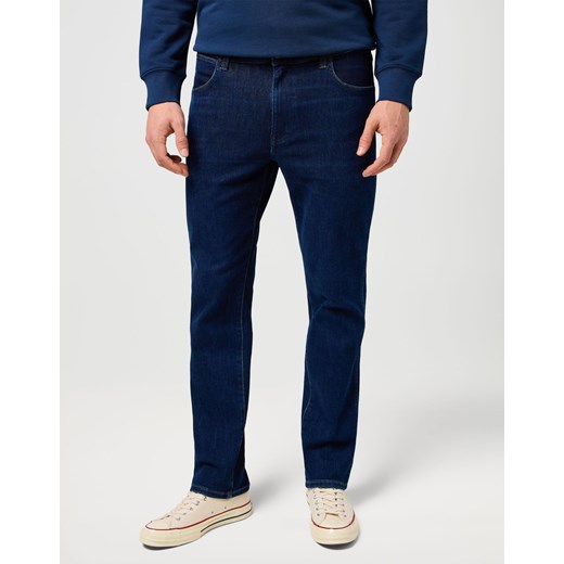 MESKIE SPODNIE WRANGLER LARSTON DARK WASH 112373151 ze sklepu YouNeedit.pl w kategorii Jeansy męskie - zdjęcie 187690709