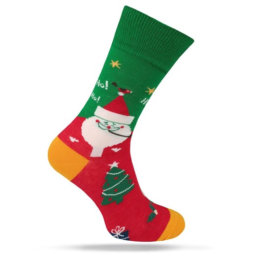Świąteczne Skarpetki - Alties - Mikołaj z Fajką SKALTS0158MIKOLAJfajka ze sklepu JegoSzafa.pl w kategorii Skarpetki męskie - zdjęcie 187691495