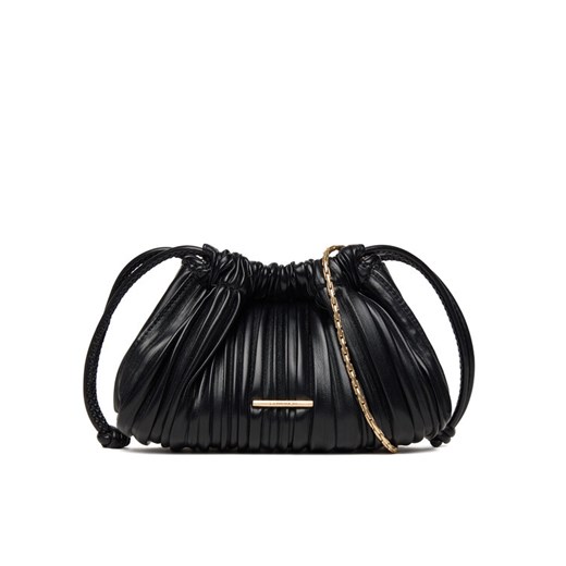 Torebka Calvin Klein Drawstring Plisse Conv Mini Cb P LV04F3077G Czarny Calvin Klein OS eobuwie.pl