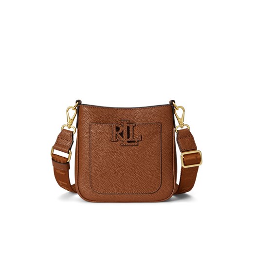 Torebka LAUREN RALPH LAUREN 431982184001 Brązowy ze sklepu eobuwie.pl w kategorii Listonoszki - zdjęcie 187692099