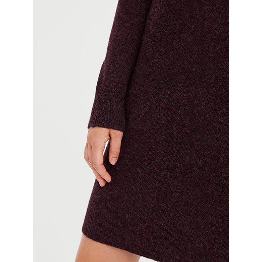 Vero Moda Sukienka dzianinowa w kolorze bordowym Vero Moda M promocyjna cena Limango Polska