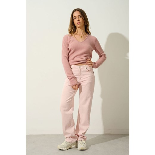 AUTHENTIC CASHMERE Kaszmirowy sweter &quot;Chelsea&quot; w kolorze jasnoróżowym M okazja Limango Polska