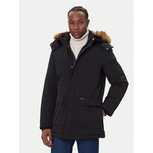 Guess Kurtka puchowa M5BL2G W2712 Czarny Regular Fit ze sklepu MODIVO w kategorii Kurtki męskie - zdjęcie 187694695