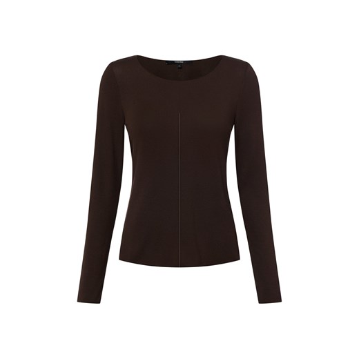 Someday Damska koszulka z długim rękawem - Kirosa Kobiety czekoladowy jednolity ze sklepu vangraaf w kategorii Bluzki damskie - zdjęcie 187695177