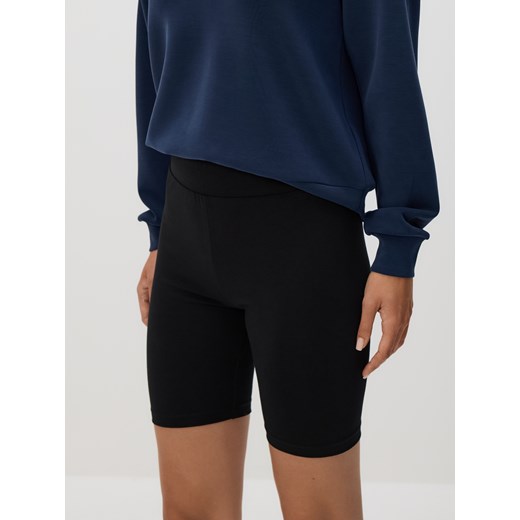 Reserved - Bawełniane kolarki - czarny ze sklepu Reserved w kategorii Szorty - zdjęcie 187695535